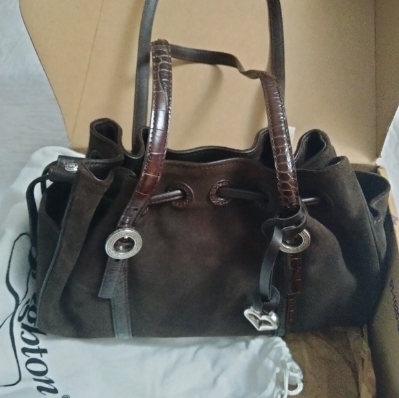 Brighton Chocolate Brown Cinnabar Handbag (Smaller Version of Cinlaire) - Picture 8 of 16